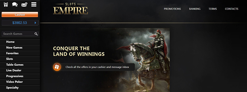 slots empire online casino